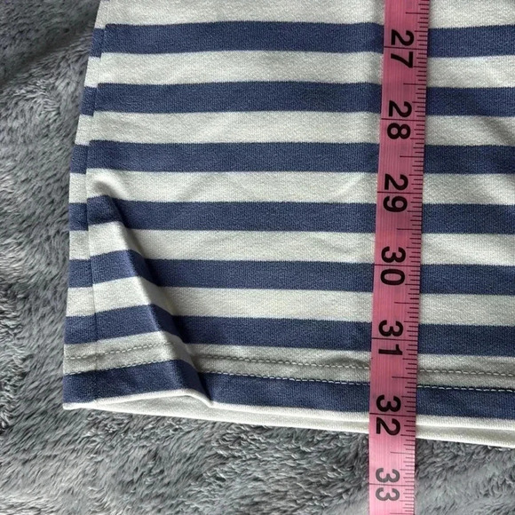 Steve Madden Striped Waist Tie Dress in Faded Ink Size X-Small NWT - Picture 8 of 8